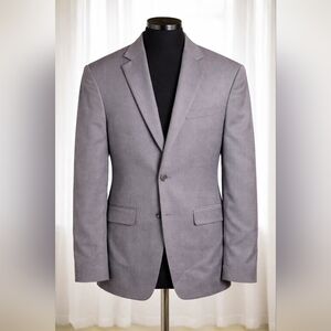 Michael Kors Men’s 44R Large Gray Wool Blazer Sport Coat Business Casual Formal